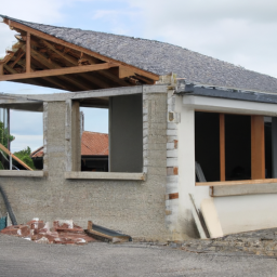 Extension de maison avec chambre d'amis Goussainville